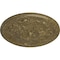 Ekena Millwork Legacy Acanthus Medallion (Canopies up to 3 1/2"), 12 3/4"OD x 7/8"P, Mississippi Mud Crackle CM12LEMMC - alternate 6